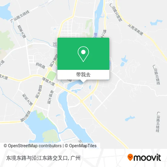 东境东路与沿江东路交叉口地图
