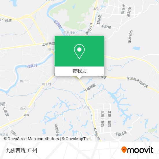 九佛西路地图