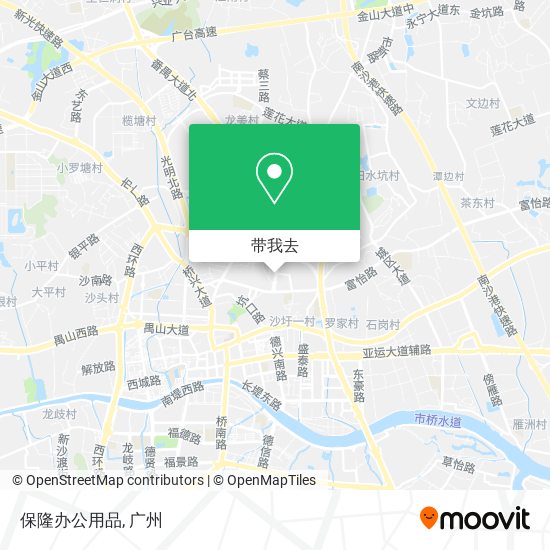 保隆办公用品地图