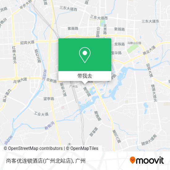 尚客优连锁酒店(广州北站店)地图