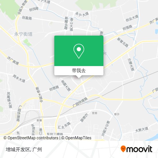增城开发区地图