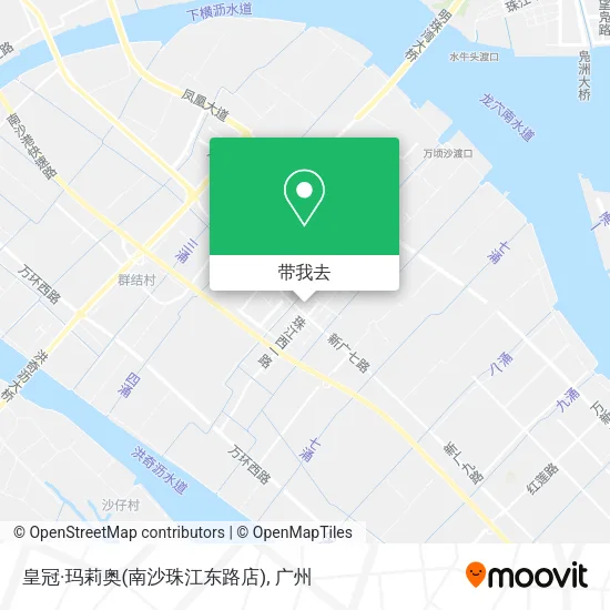 皇冠·玛莉奥(南沙珠江东路店)地图
