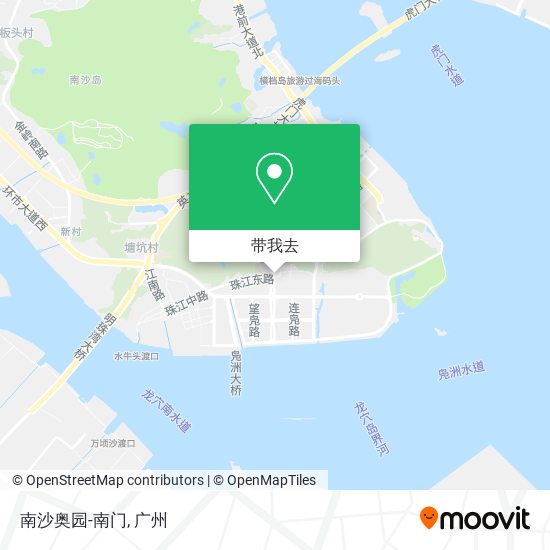 南沙奥园-南门地图