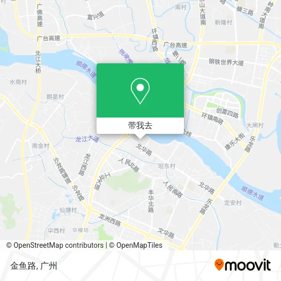 金鱼路地图