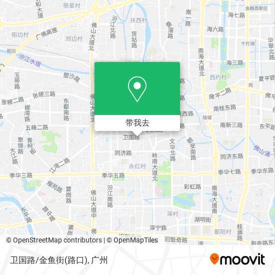 卫国路/金鱼街(路口)地图