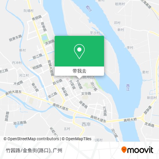 竹园路/金鱼街(路口)地图