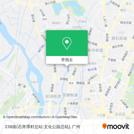 238路(石井潭村总站-文化公园总站)地图