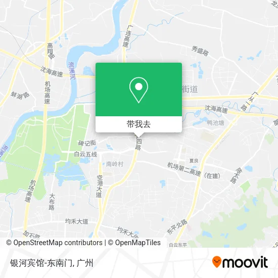 银河宾馆-东南门地图