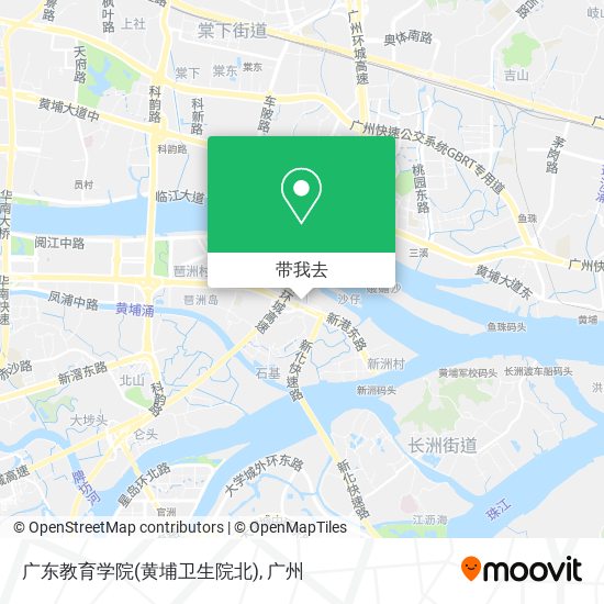 广东教育学院(黄埔卫生院北)地图