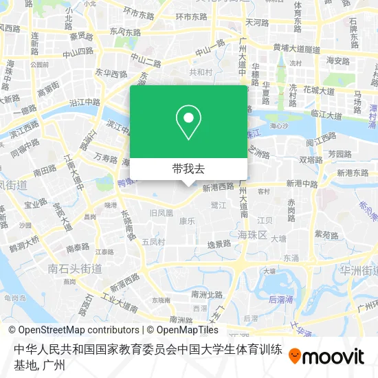 中华人民共和国国家教育委员会中国大学生体育训练基地地图