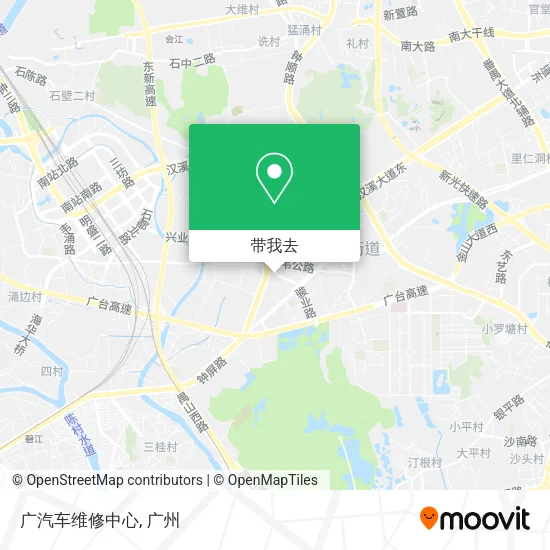 广汽车维修中心地图