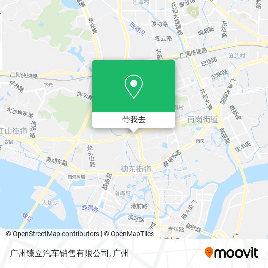 广州臻立汽车销售有限公司地图