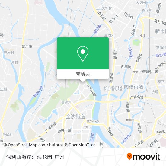 保利西海岸汇海花园地图