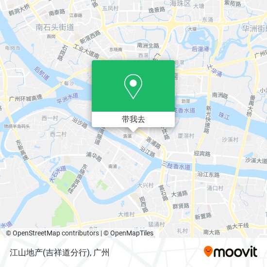 江山地产(吉祥道分行)地图