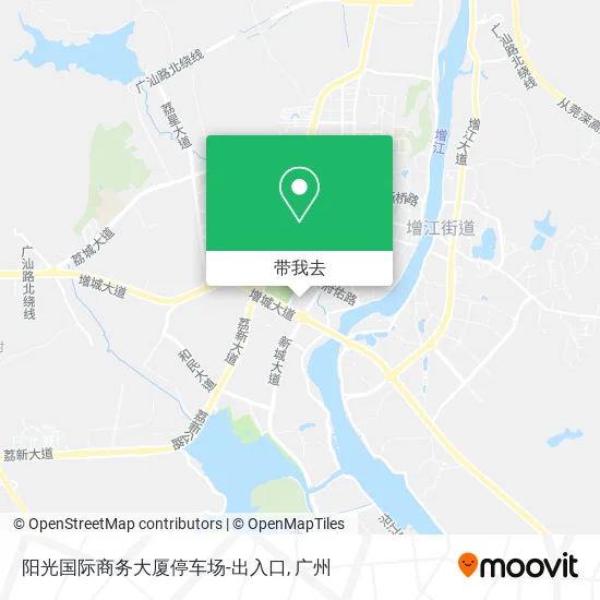 阳光国际商务大厦停车场-出入口地图