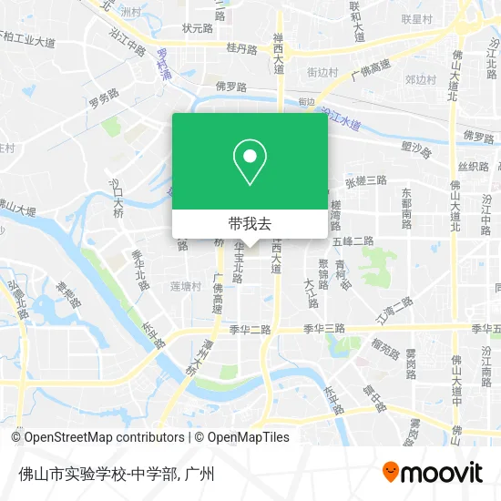 佛山市实验学校-中学部地图