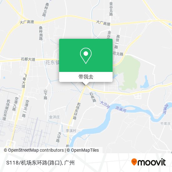 S118/机场东环路(路口)地图