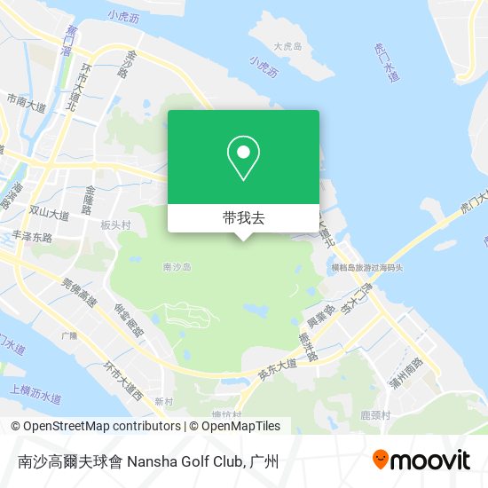 南沙高爾夫球會 Nansha Golf Club地图