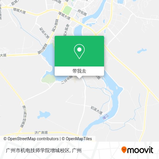 广州市机电技师学院增城校区地图