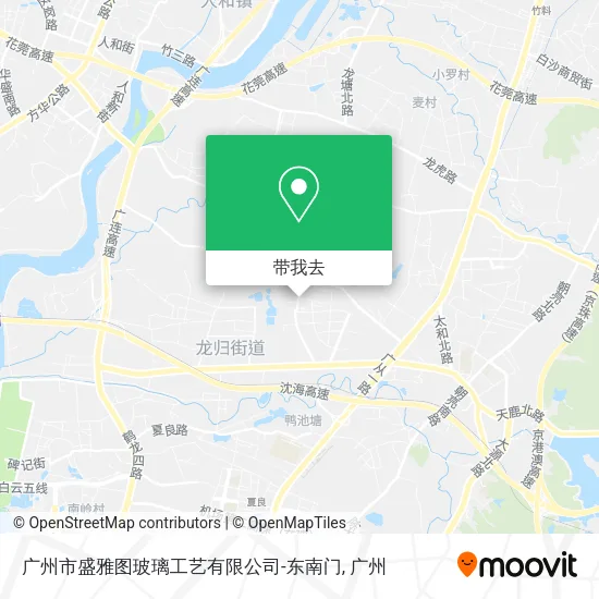 广州市盛雅图玻璃工艺有限公司-东南门地图