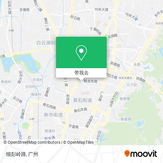 细彭岭路地图