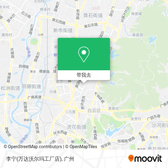 李宁(万达沃尔玛工厂店)地图