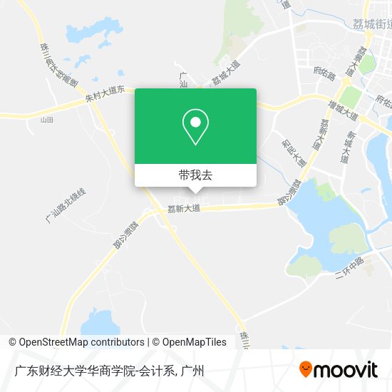 广东财经大学华商学院-会计系地图
