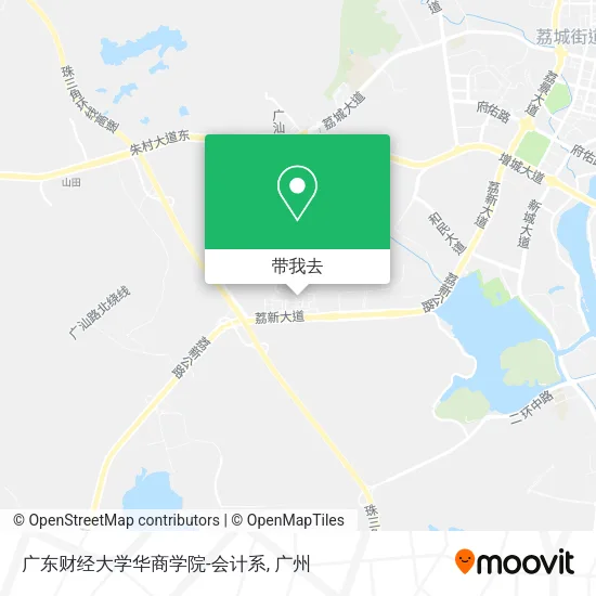 广东财经大学华商学院-会计系地图