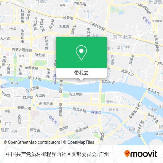 中国共产党员村街程界西社区支部委员会地图