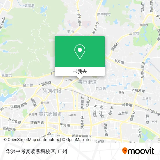 华兴中考复读燕塘校区地图