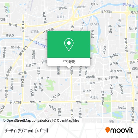 升平百货(西南门)地图
