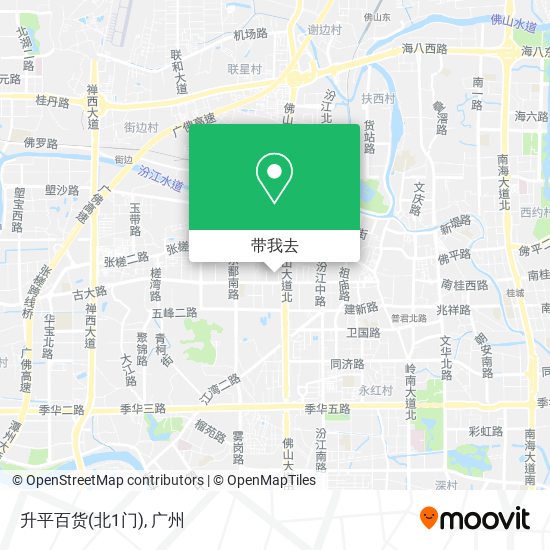 升平百货(北1门)地图