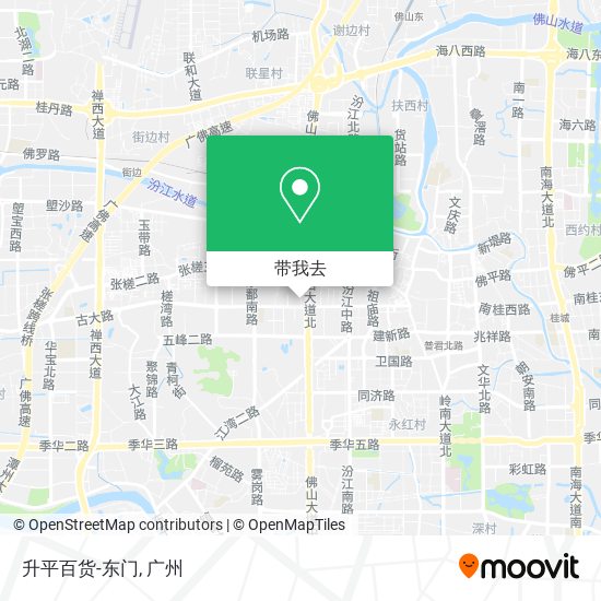 升平百货-东门地图