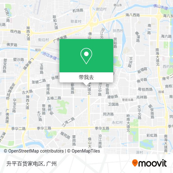升平百货家电区地图