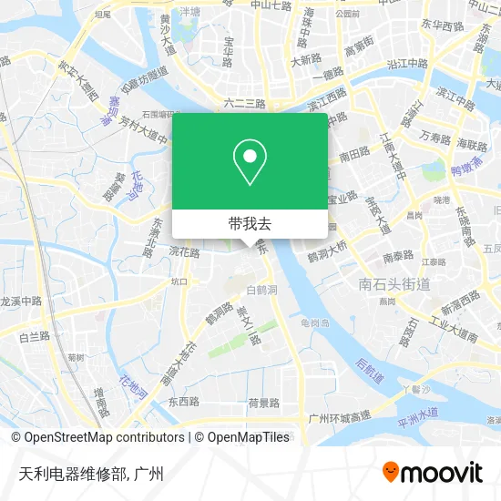 天利电器维修部地图