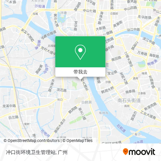 冲口街环境卫生管理站地图