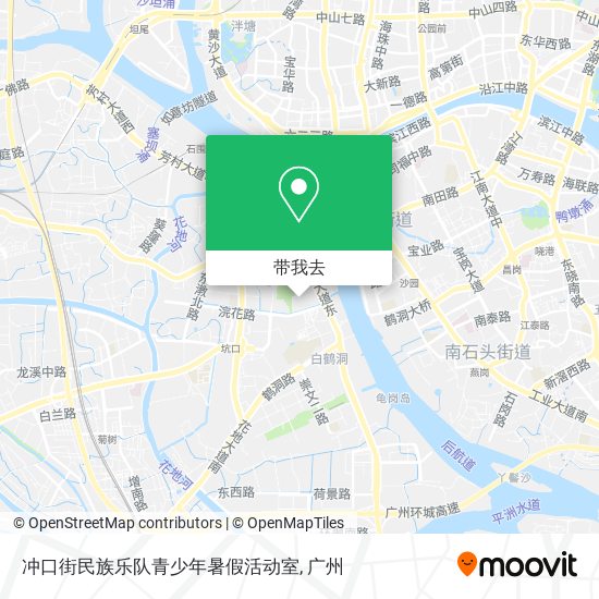 冲口街民族乐队青少年暑假活动室地图