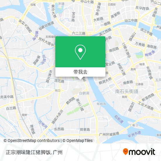 正宗潮味隆江猪脚饭地图