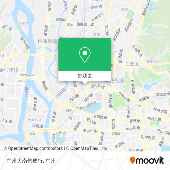 广州大南善皮行地图