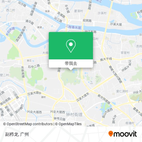 副栉龙地图