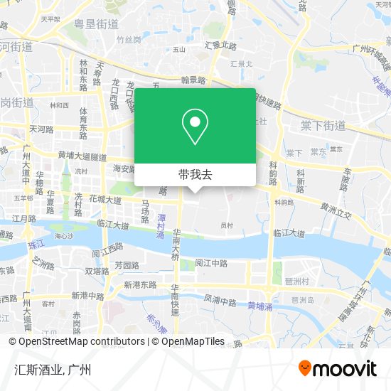 汇斯酒业地图