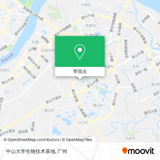 中山大学生物技术基地地图