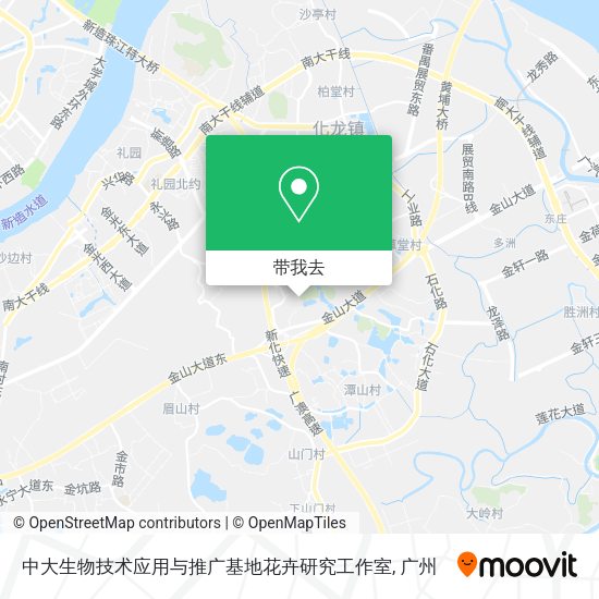 中大生物技术应用与推广基地花卉研究工作室地图