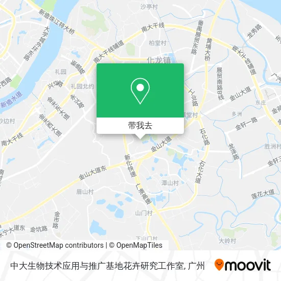 中大生物技术应用与推广基地花卉研究工作室地图