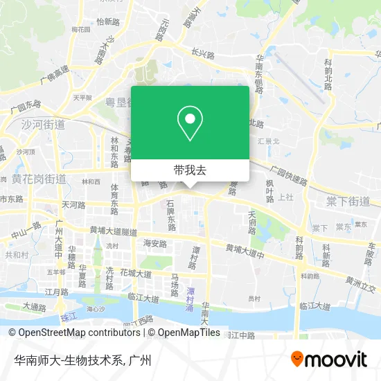 华南师大-生物技术系地图