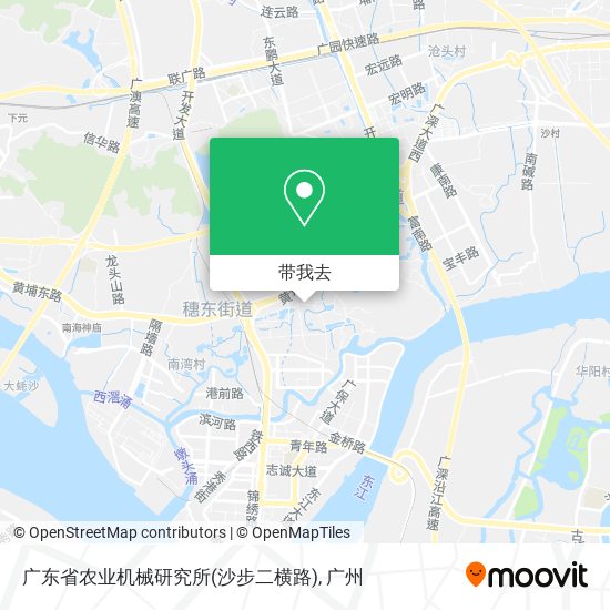 广东省农业机械研究所(沙步二横路)地图