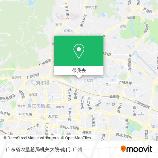 广东省农垦总局机关大院-南门地图