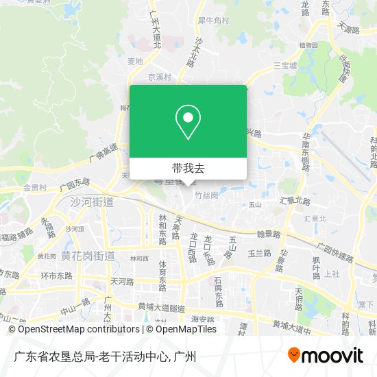 广东省农垦总局-老干活动中心地图
