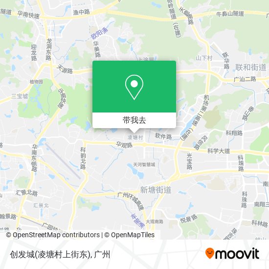 创发城(凌塘村上街东)地图