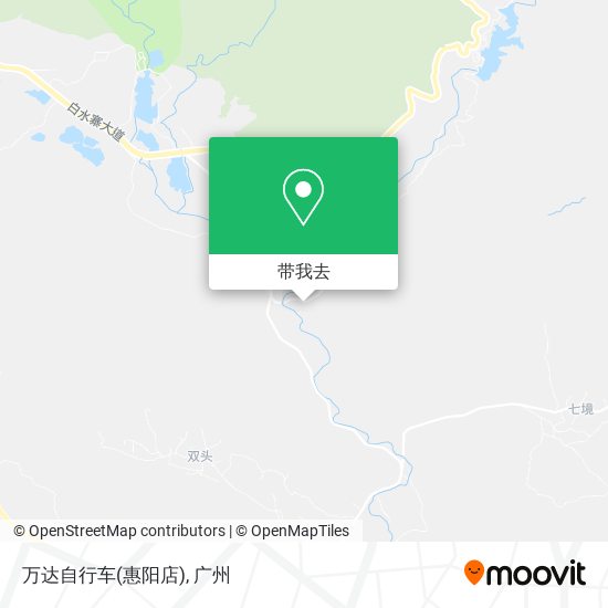 万达自行车(惠阳店)地图